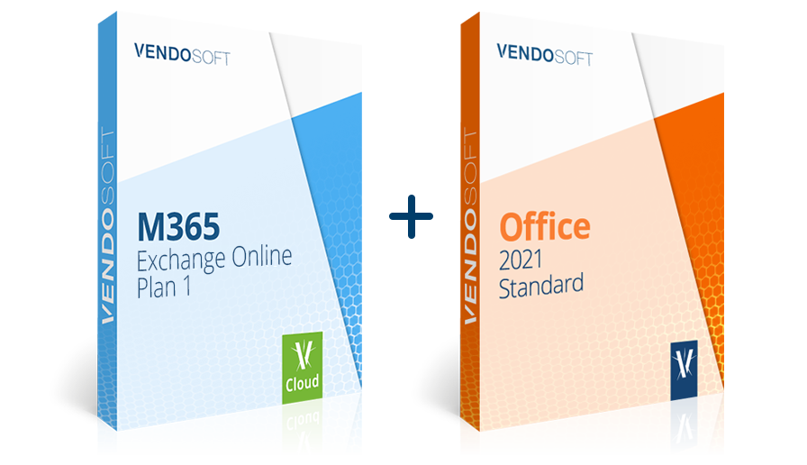 Microsoft 365 Exchange Online Plan 1
+ Office 2021 Standard